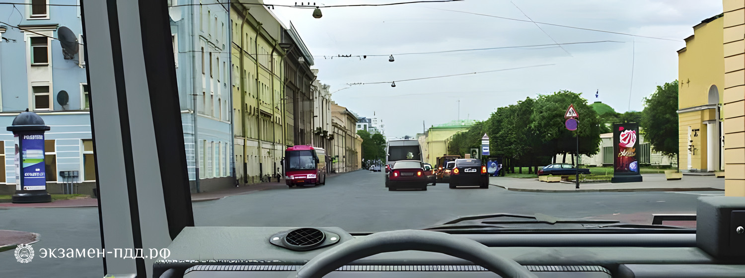 Билет 7. Вопрос 14. CD (CД). Разрешено ли Вам выехать на перекресток, за которым образовался затор?