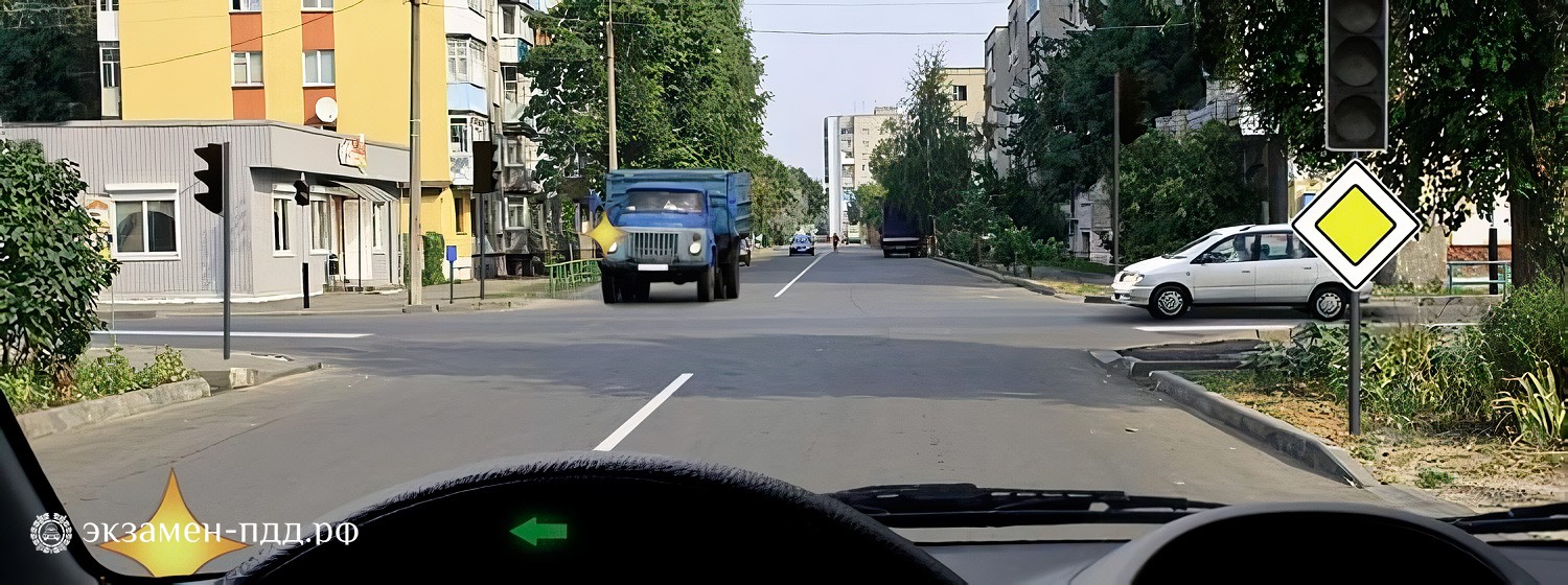 Билет 36. Вопрос 15. ABM (АБМ). Как Вам следует поступить при повороте налево?