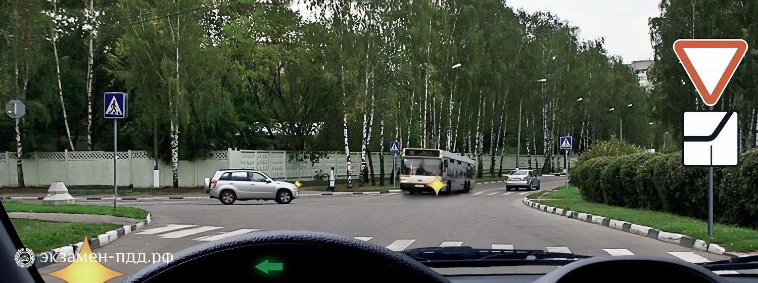 Билет 16. Вопрос 15. ABM (АБМ). Кому Вы обязаны уступить дорогу при повороте налево?